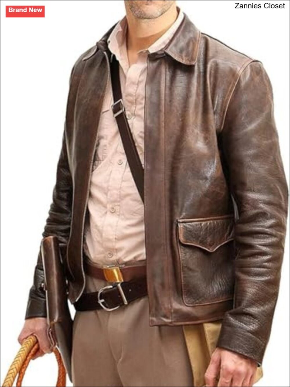 Men's Cowhide Leather Bomber Jacket Aviator Distressed Vintage Style